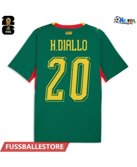 Günstige Senegal Habib Diallo #20 Auswärtstrikot WM 2026 Kurzarm